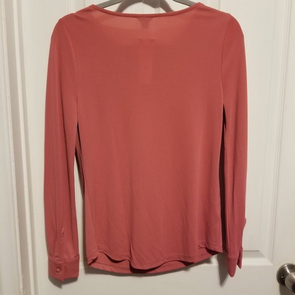 NWT Ann Taylor Long Sleeve Women's Size XS Color Orange - Picture 2 of 10